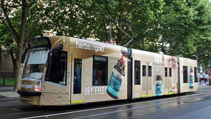 Yarra Trams Siemens Combino 3529 Herbs of Gold
